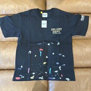 Gallery Dept Tokyo Painted Black Tee Short-Sleeve Mens Size S, M, L